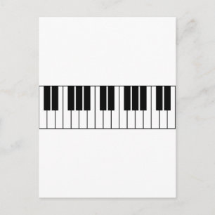 Piano Keys Briefkaart