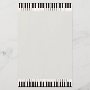 Piano Keys Briefpapier