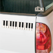 Piano Keys Bumpersticker (Op Truck)