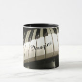 Piano Keys café Mug (Centre)
