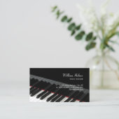 Piano Keys carte de visite de musique (Debout devant)