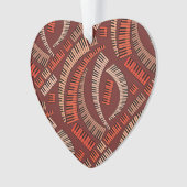 Piano Keys Curved Ceramic Ornament (voorkant)