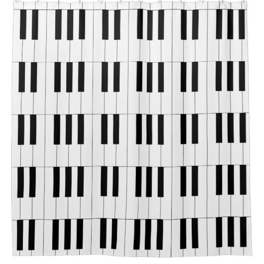 Piano Keys Douchegordijn (Voorkant)