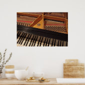 Piano Keys en Pinblock Poster (Keuken)