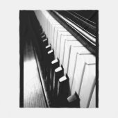 Piano Keys Fleece Blanket (Voorkant)