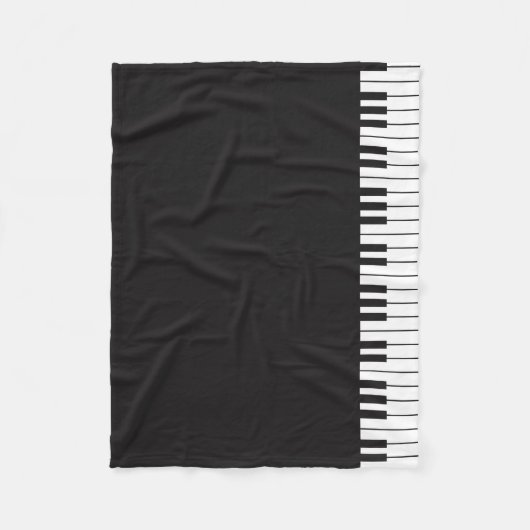 Piano Keys Fleece Blanket Deken (Voorkant)