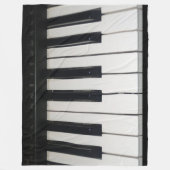PIANO KEYS FLEECE DEKEN (Voorkant)