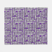 Piano Keys Fleece Deken (Voorkant (Horizontaal))