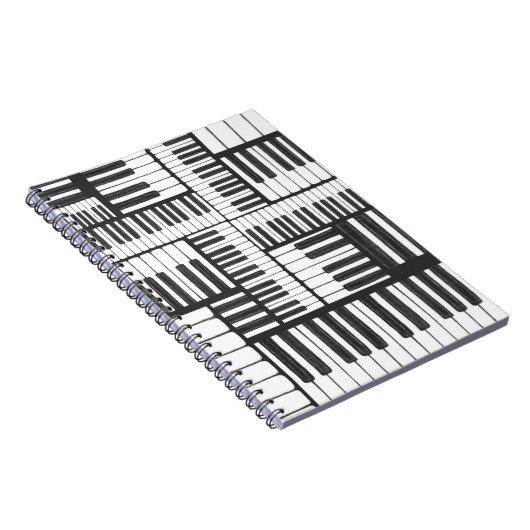 Piano Keys-laptop Notitieboek (Rechterzijde)