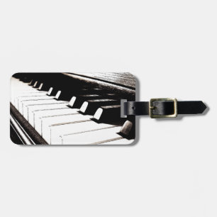 Piano Keys Macro Bagagelabel