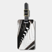 Piano Keys Macro Bagagelabel (Voorkant verticaal)