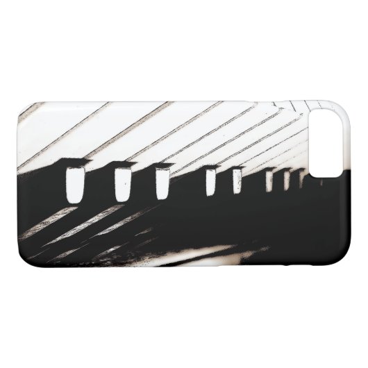 Piano Keys Macro Case-Mate iPhone Case (Achterkant (Horizontaal))