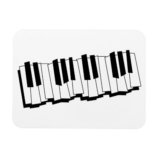Piano Keys Magneet (Horizontaal)