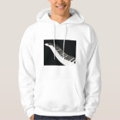 Piano Keys Mannen Hoodie (Voorkant)