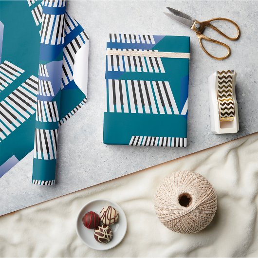 Piano Keys Music Wrapping Paper Cadeaupapier