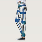 Piano Keys Musique Leggings (Gauche)