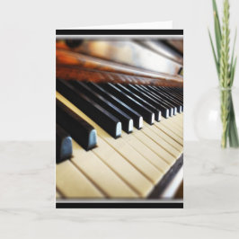 Piano Keys Muziek Cadeaus Blank Wenskaart Kaart