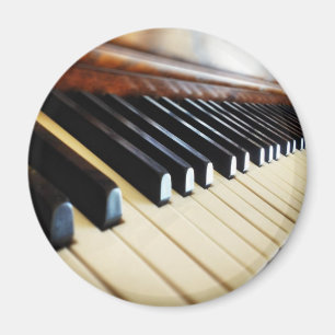 Piano Keys Muziek Geschenken Ronde Koelkast Magnee Magneet