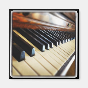 Piano Keys Muziek Geschenken Vierkante Koelkast Ma Magneet