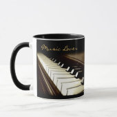 PIANO KEYS Muziek-Lover Drink Mok (Links)