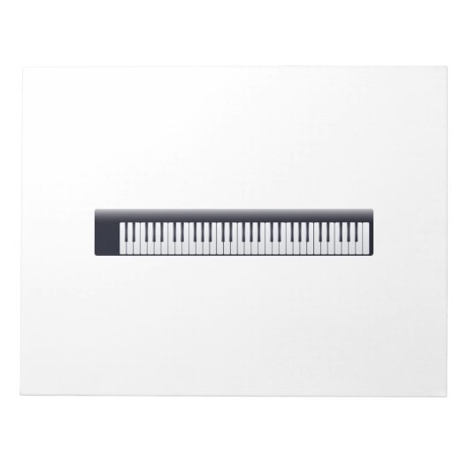Piano Keys Notitieblok (Voorkant)