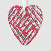 Piano Keys Ornament (voorkant)