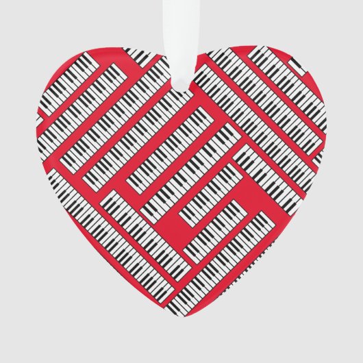 Piano Keys Ornament (voorkant)