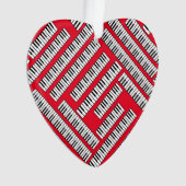 Piano Keys Ornament (voorkant)