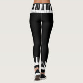 Piano Keys Pianist Leggings (Achterkant)