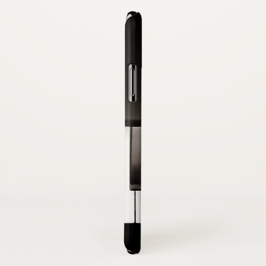 Piano Keys Red Rose Monogram Case-Mate iPhone Case (Achterkant / rechts)