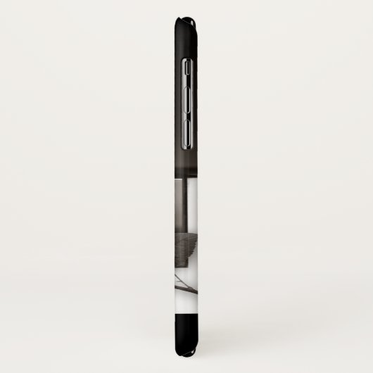 Piano Keys Red Rose Monogram Case-Mate iPhone Case (Achterkant/links)