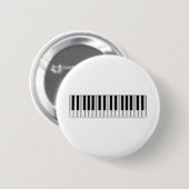 Piano Keys Ronde Button 5,7 Cm (Voorkant /achterkant)