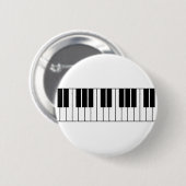 Piano Keys Ronde Button 5,7 Cm (Voorkant /achterkant)