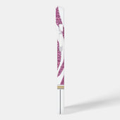 Piano Keys Roze Glitter Zebra Afdrukken Case-Mate iPhone Case (Achterkant / Links)