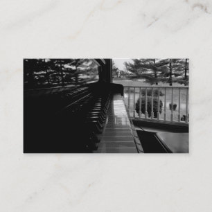 PIANO KEYS - Sjabloon voor visitekaartjes