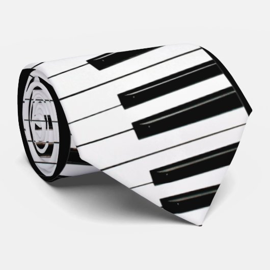 Piano Keys Stropdas (Opgerold)