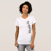 PIANO KEYS T-SHIRT (Voorkant volledig)