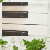 Piano Keys Theedoek (Gevouwen)