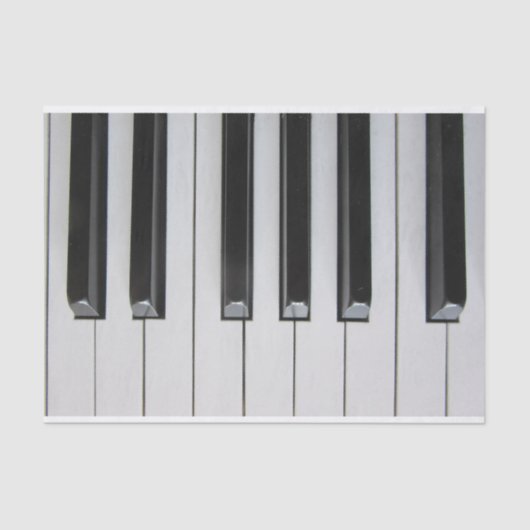 Piano Keys Tissuepapier (Voorkant)