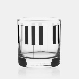 Piano Keys Whisky Glas