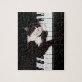 Piano Kitten Puzzle Legpuzzel (Verticaal)