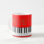 Piano Koffiemok (Voorkant links)
