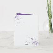 Piano kunst bruiloft uitnodiging (Achterkant)