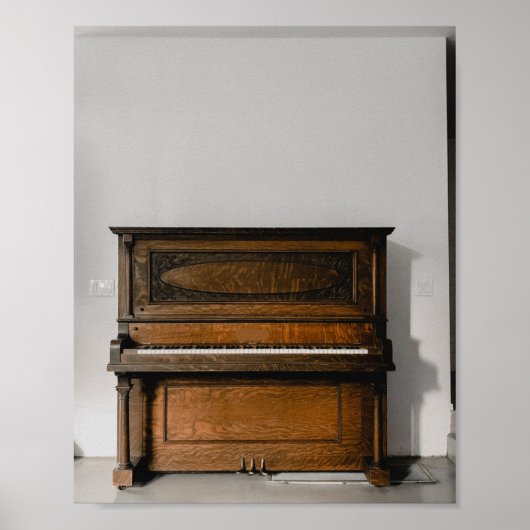 Piano-kunstwerk Poster (Voorkant)