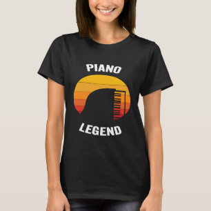 Piano Legend Muziek Toetsenbord Instrument GIF T-shirt