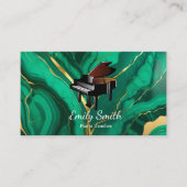 Piano-leraar Visitekaartje (Voorkant)