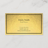 Piano-leraar Visitekaartje (Achterkant)