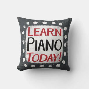 Piano leren vandaag Sierkussen