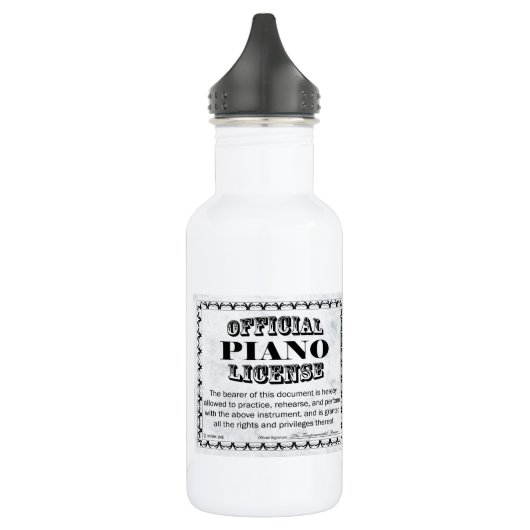 Piano-licentie Waterfles (Links)