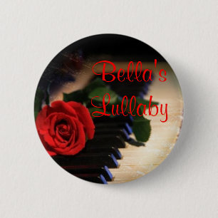 piano, Lullaby Ronde Button 5,7 Cm